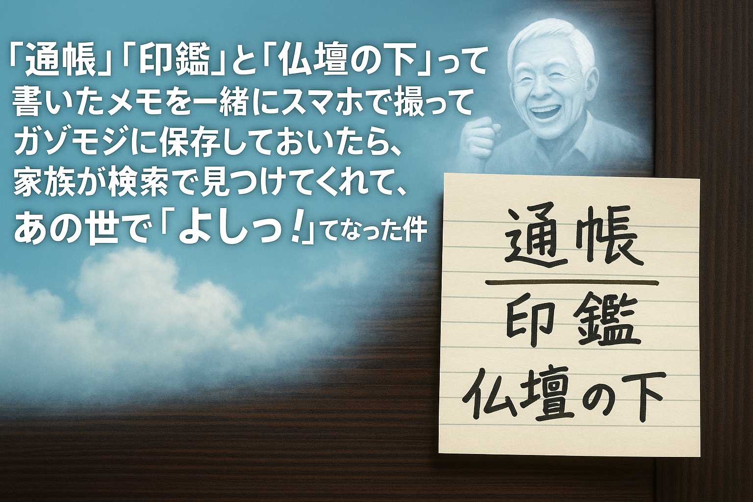 あの世でよしっ！メモ検索